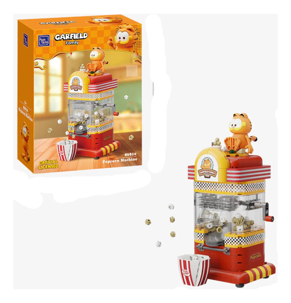 Juego Construcción Pantasy Garfield Máquina Palomitas
