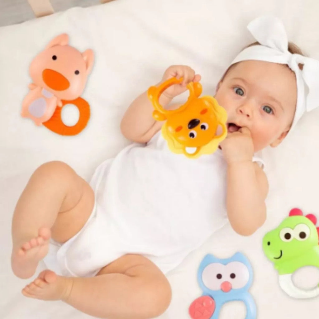 Kit Sonajas Animales Del Zoologico 4pz