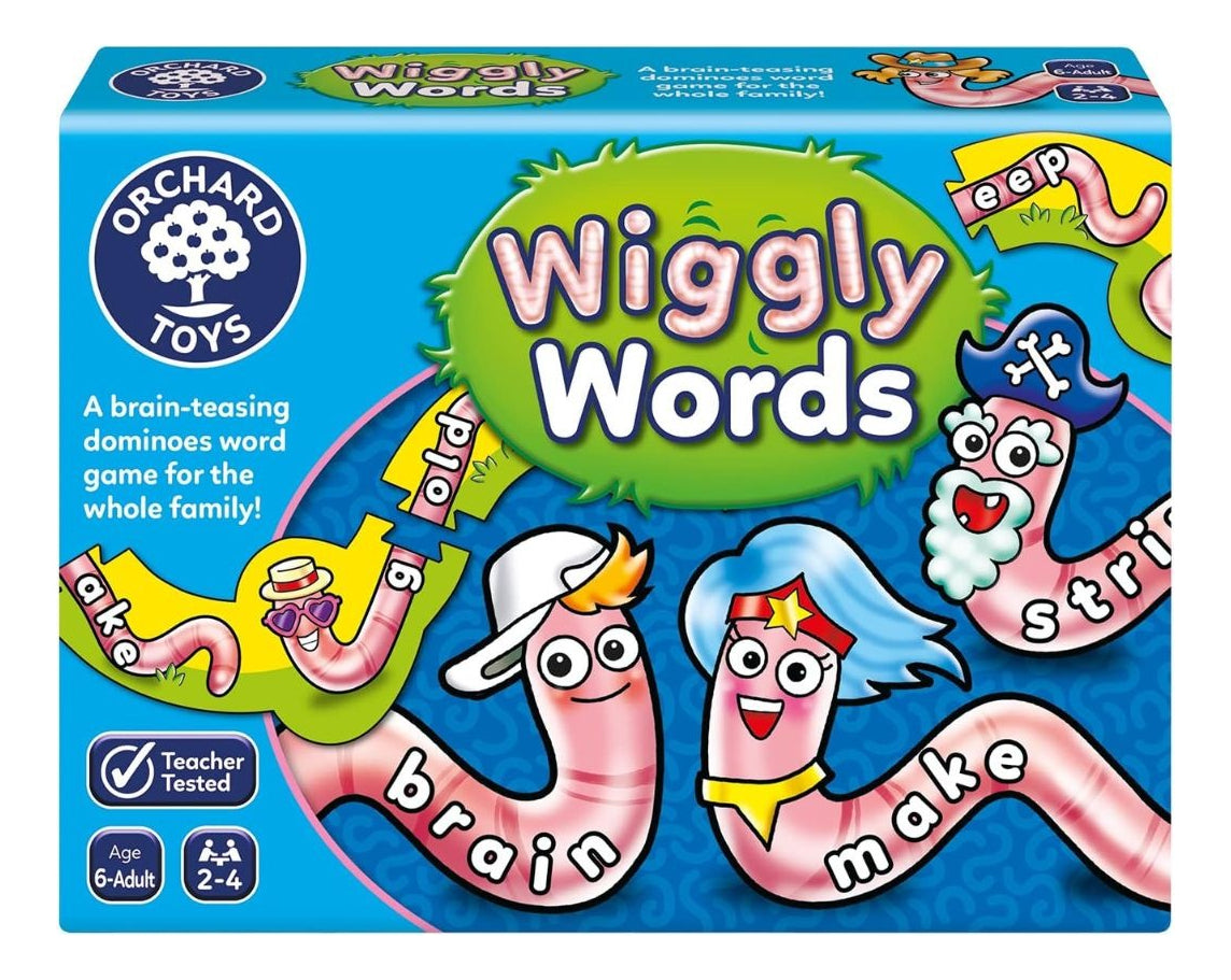 Juego Infantil De Palabras Wiggly Words Orchard Toys 45 Cartas