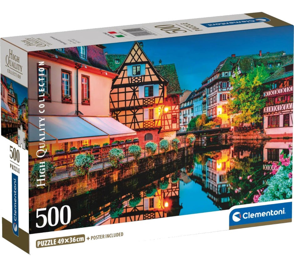 Rompecabezas Clementoni Strassbourg Old Town 500 Pzs Compact