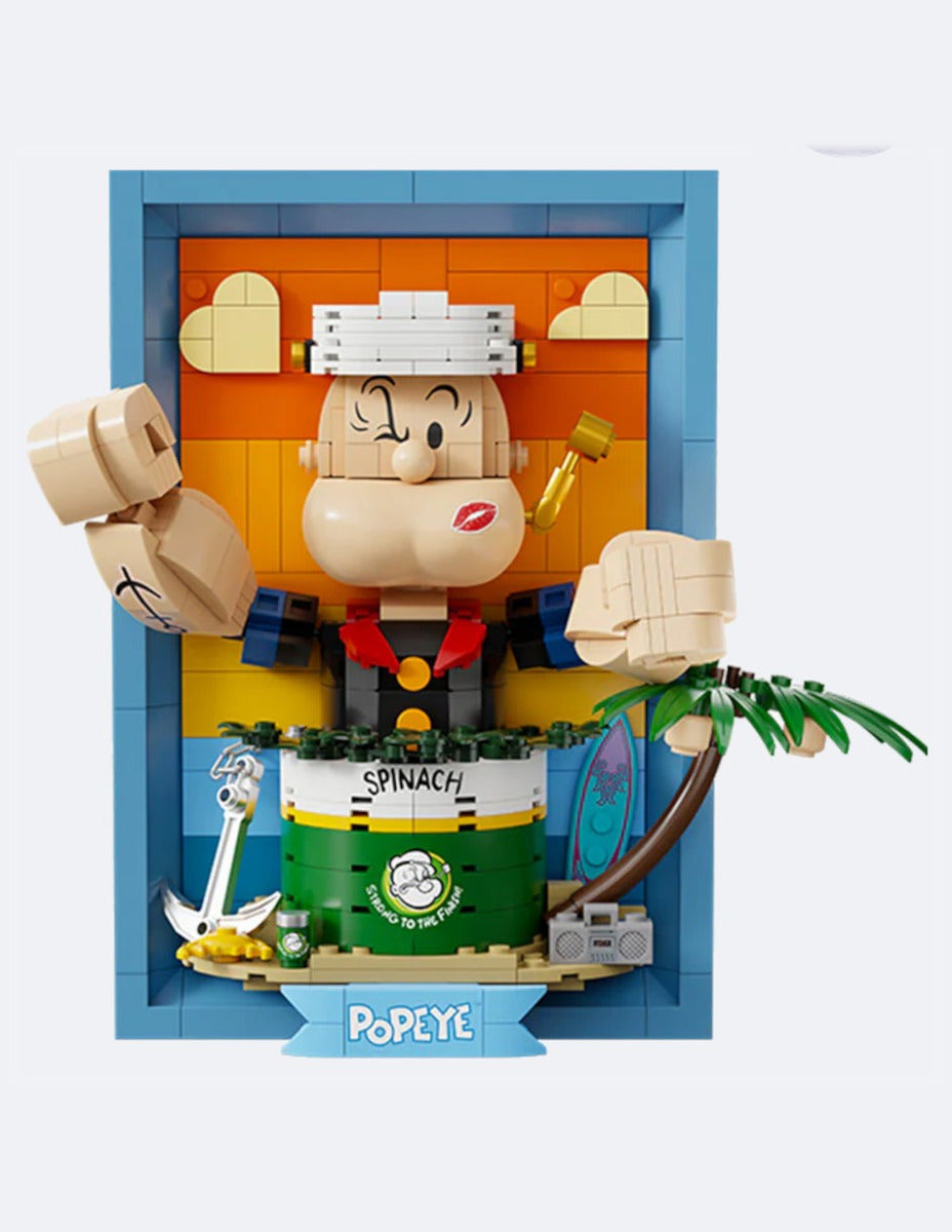 Pantasy Popeye 3d Art - Juego De Bloques De Construcción