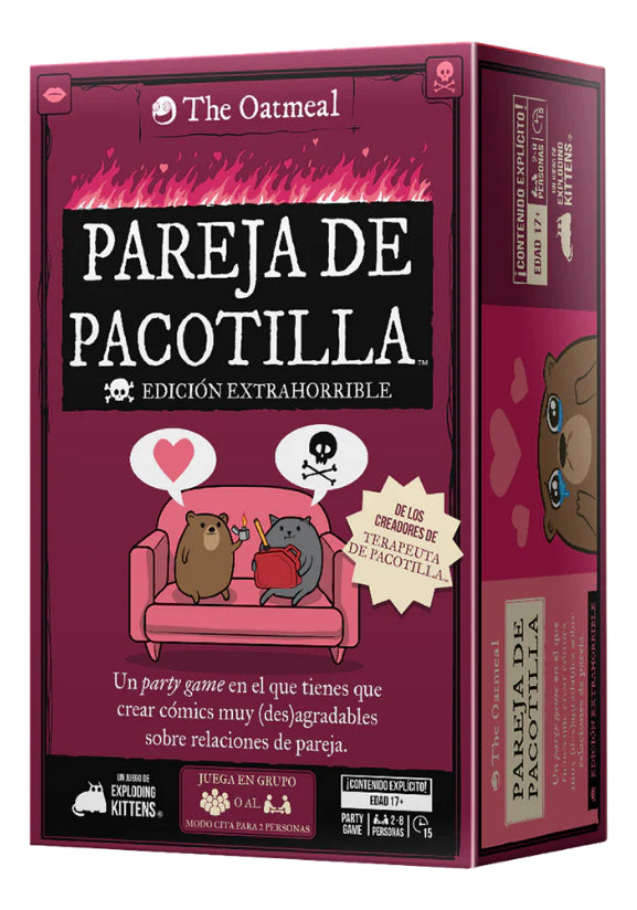 Pareja De Pacotilla Juego De Mesa Expoding Kittens +18