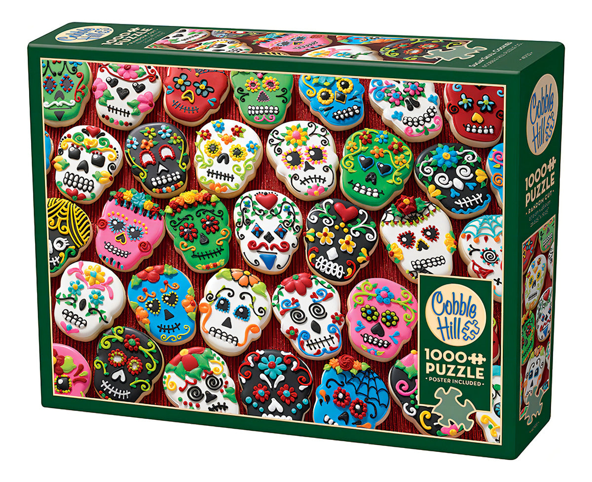Rompecabezas Galletas Calaverita 1000 Cobble Hill De Muertos