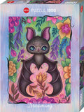 Rompecabezas Lindo Murcielago 1000 Pz Heye Artes Flores Bat