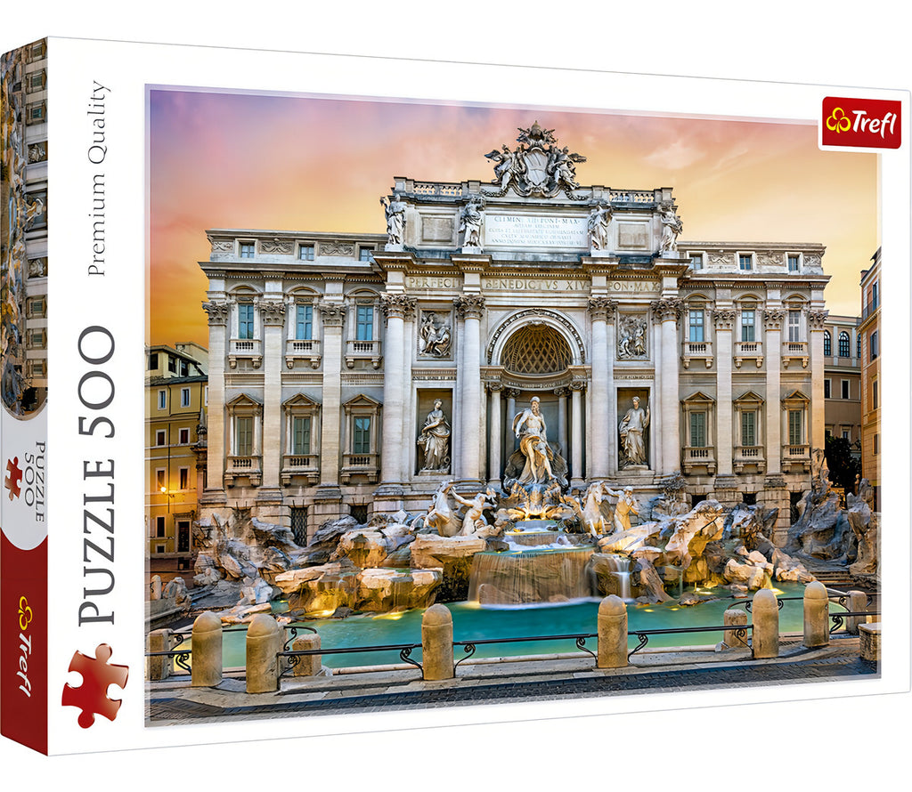 Rompecabezas Trefl Fontana De Trevi Roma 500 Piezas 12+