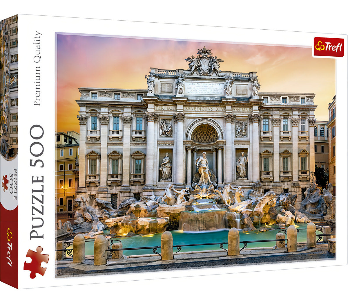 Rompecabezas Trefl Fontana De Trevi Roma 500 Piezas 12+