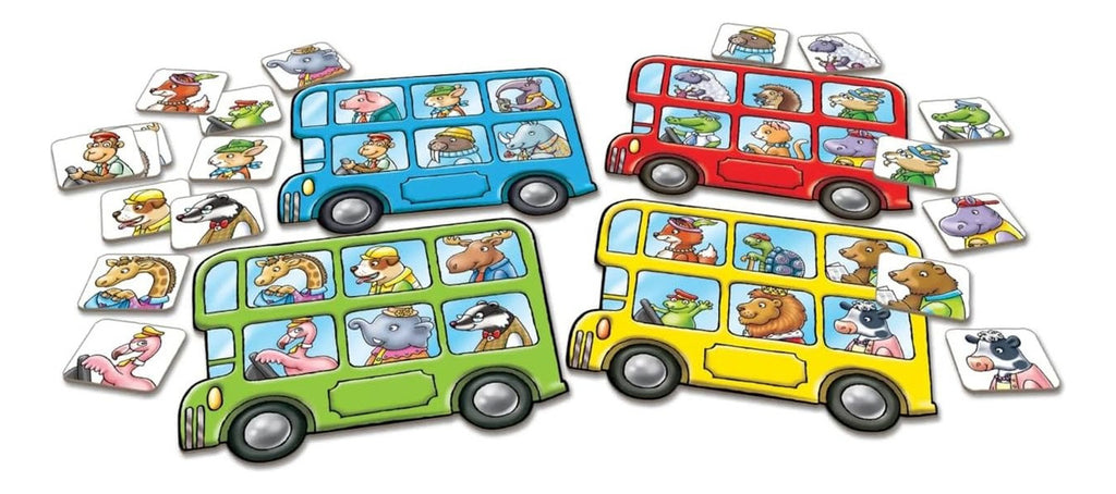 Mini Game Little Bus Lotto Orchard Toys Juego Lotería Infantil 2-4 Jugadores