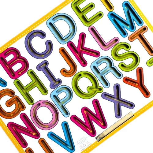 Tablero Montessori  De Escritura Abc