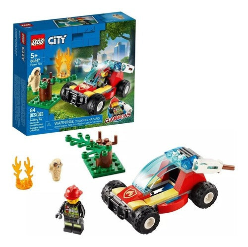 Kit De Construcción Lego City Incendio En El Bosque 60247 84
