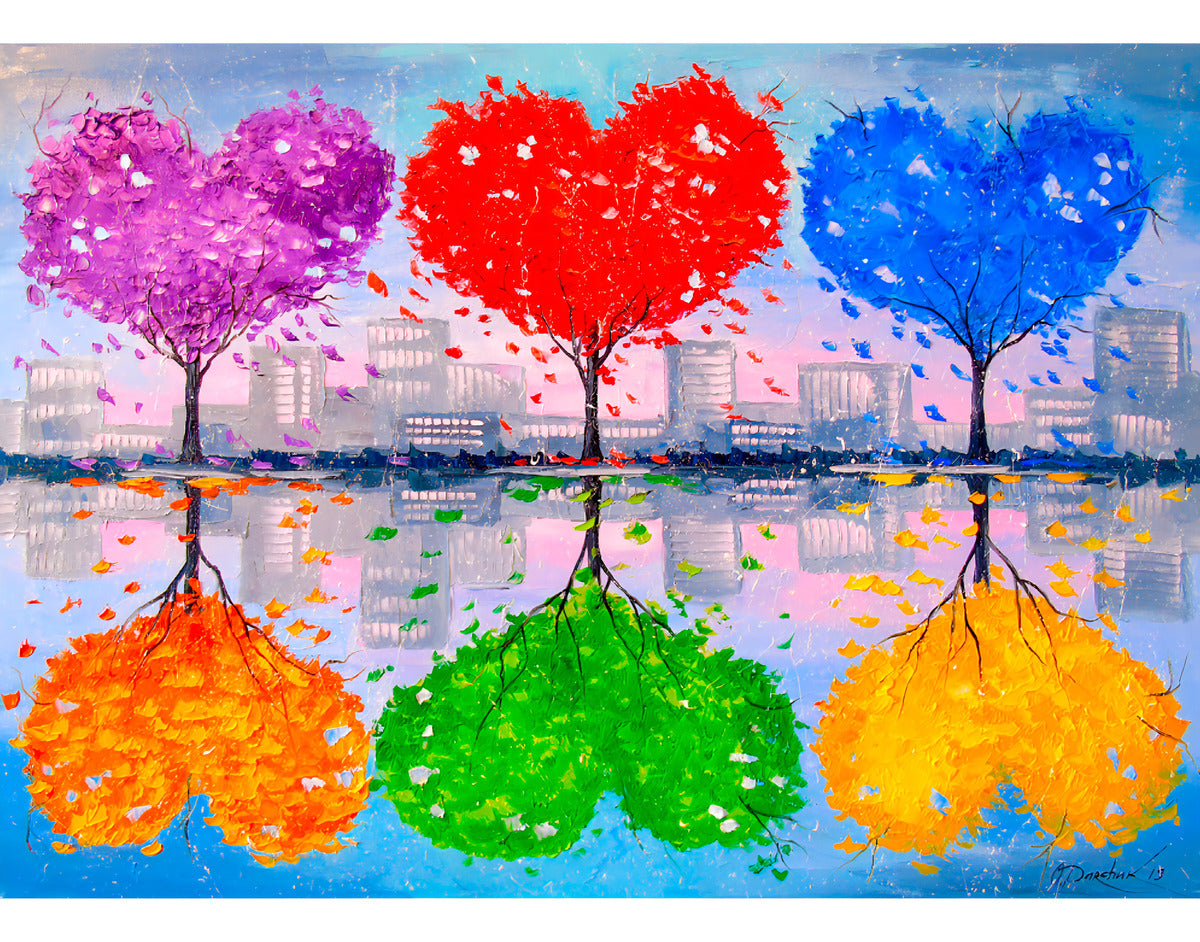 Rompecabezas Enjoy Puzzle 1000 Piezas Arte Amor Mútuo Cartón