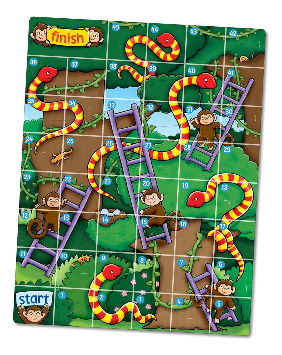 Juego Serpientes Y Escaleras Mini Game Jungle  Orchard Toys