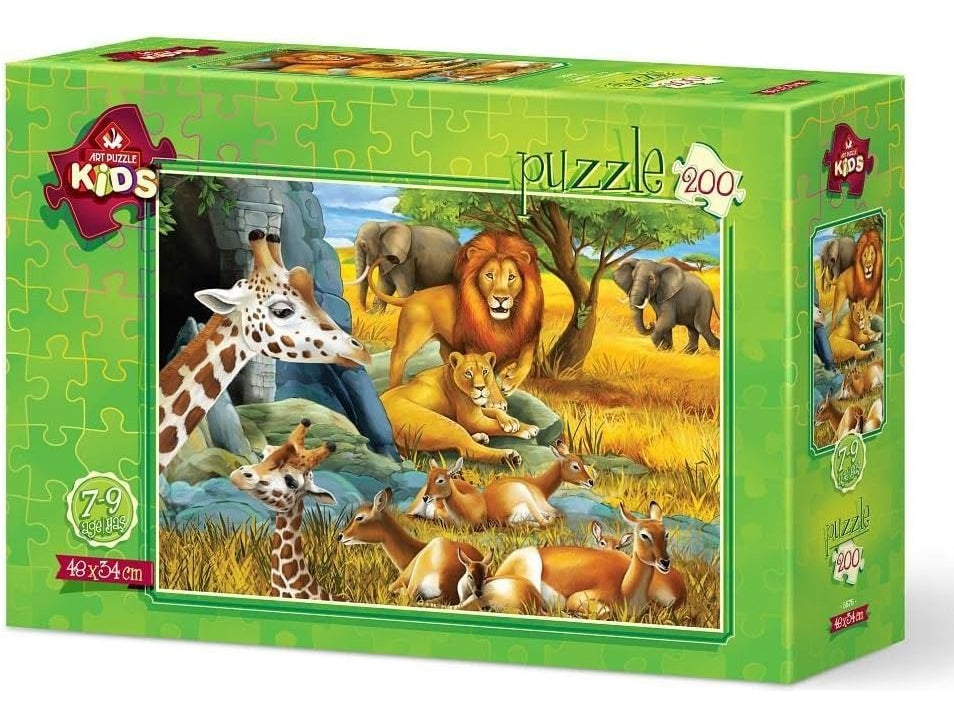 Art Kids Animales Salvajes 200 Piezas Art Puzzle 5676