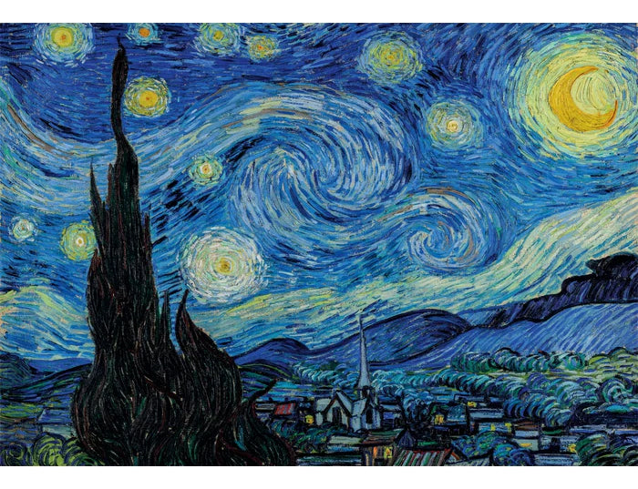 Puzzle Clementoni Noche Estrellada, Van Gogh De 1000 Piezas