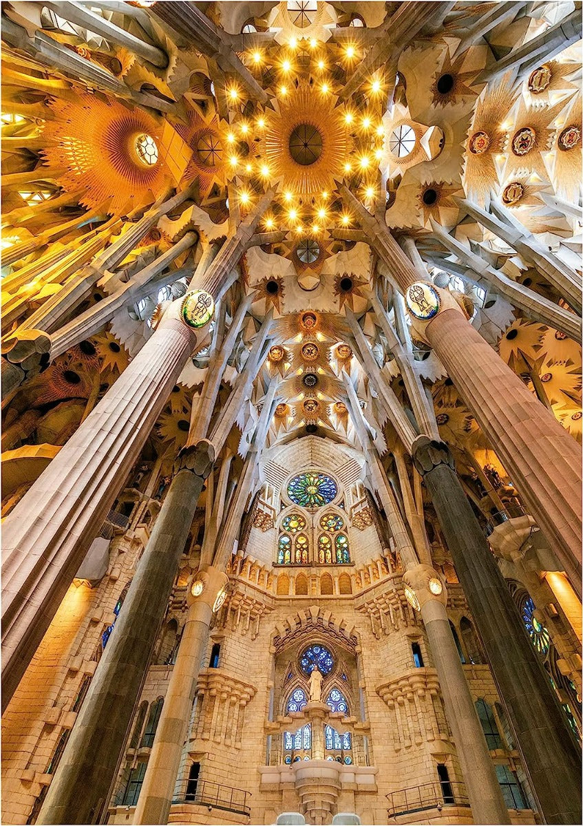 Interior De Sagrada Familia Rompecabezas 1000 Piezas Educa