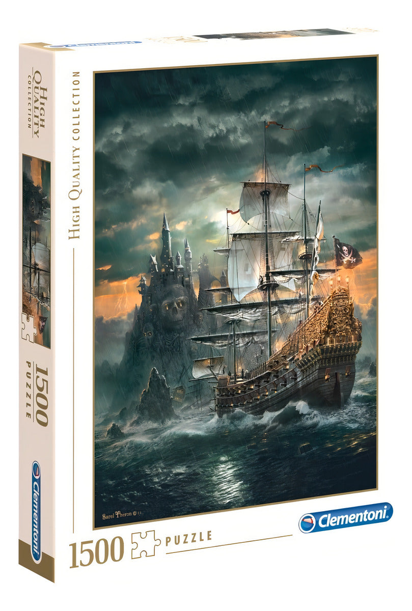 Rompecabezas Clementoni High Quality Collection The Pirate Ship 31682 De 1500 Piezas