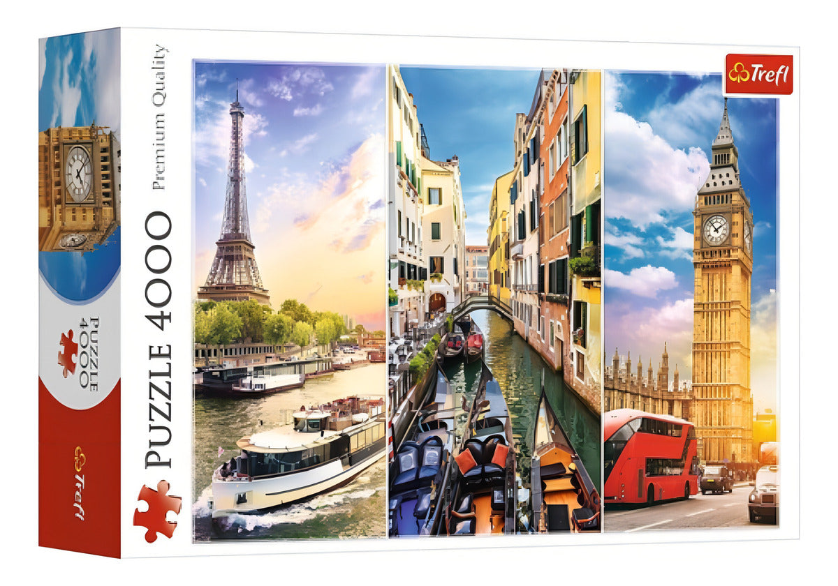 Rompecabezas Trefl Trip Around Europe 45009 De 4000 Piezas