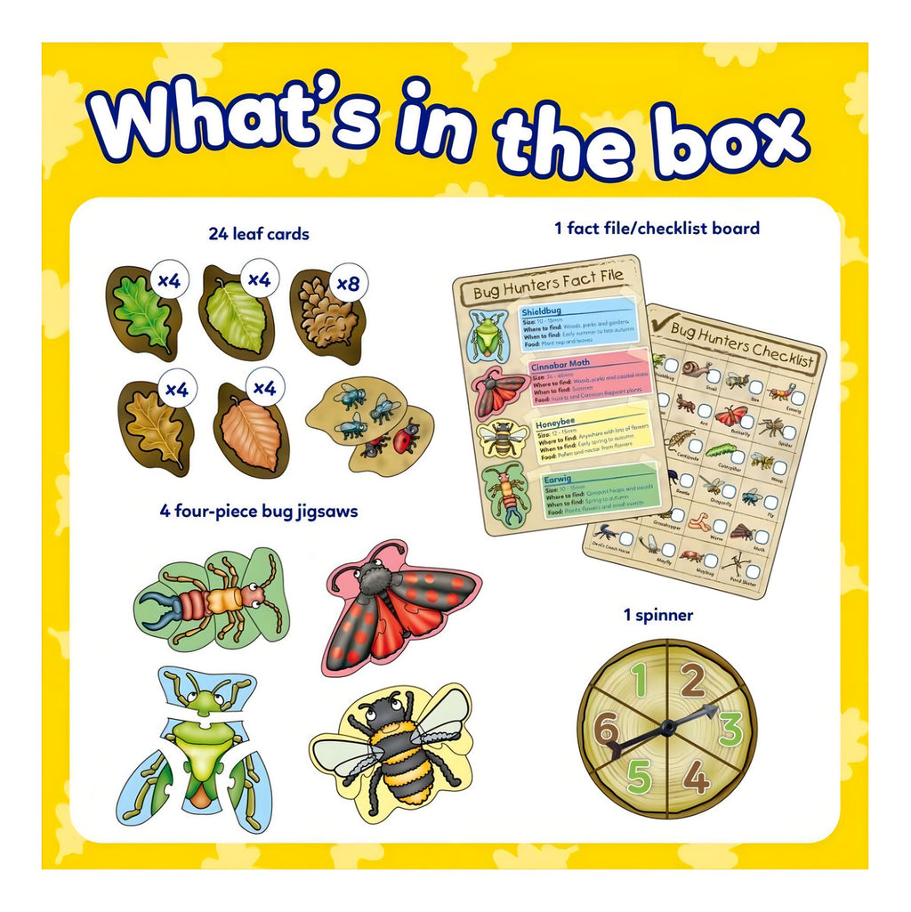 Juego De Mesa Infantil Bug Hunters Orchard Toys Con Piezas De Cartón 3 A 7 Años