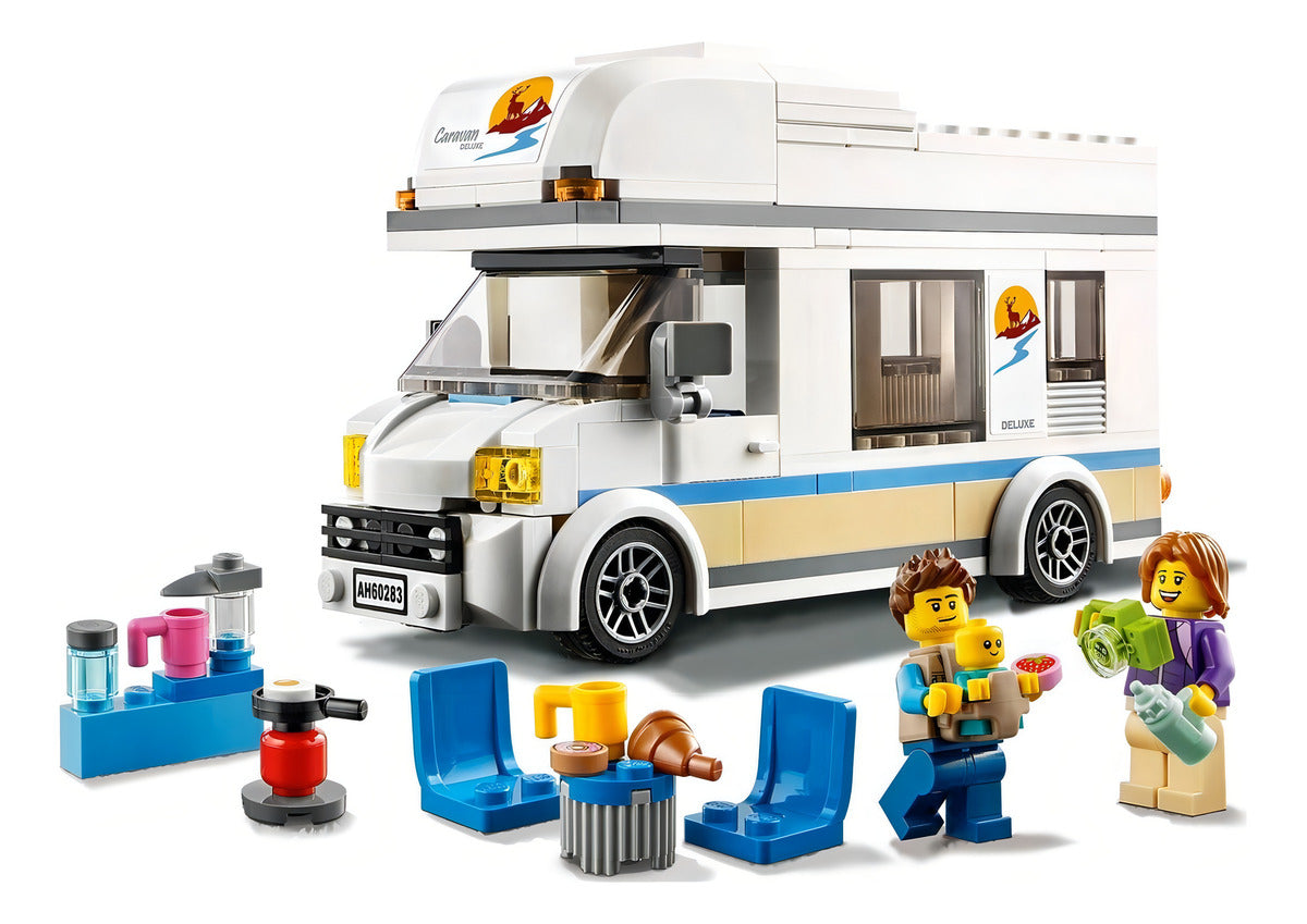 Kit Lego City Autocaravana De Vacaciones 60283 190 Piezas 3