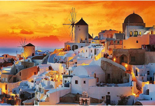 Atardecer En Santorini Rompecabezas 1500 Piezas Trefl 26195