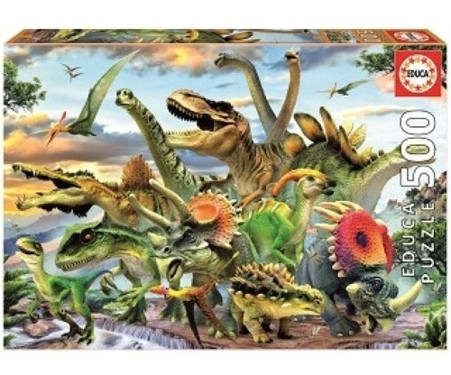 Rompecabezas Puzzle Educa 500 Piezas Dinosaurios 17961