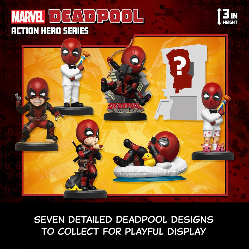 Yume Deadpool Action Series Hero Box Caja Ciega 1 Figura