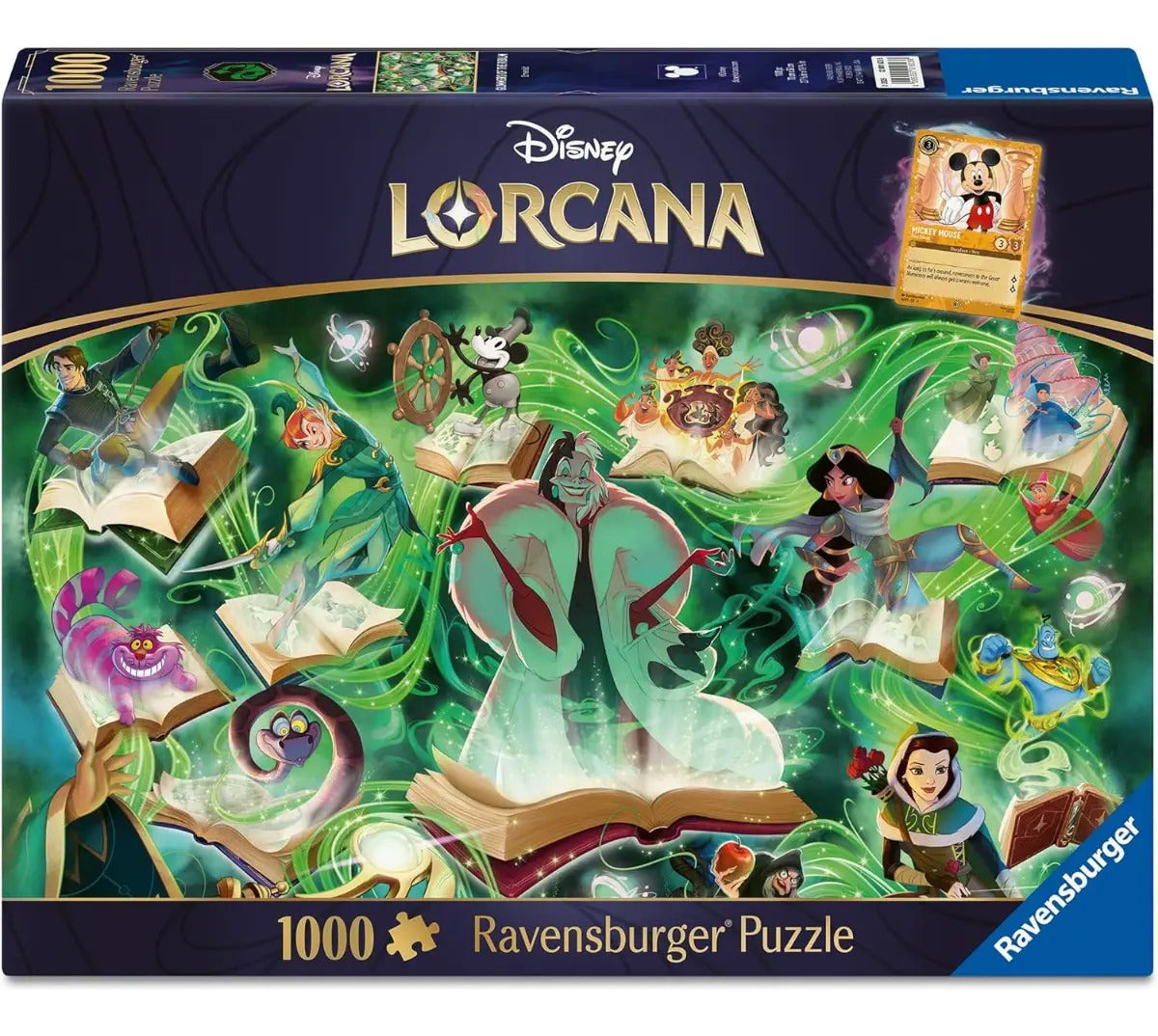 Disney Lorcana Glimmers Of The Realm Puzzle 1000pzs Emerald