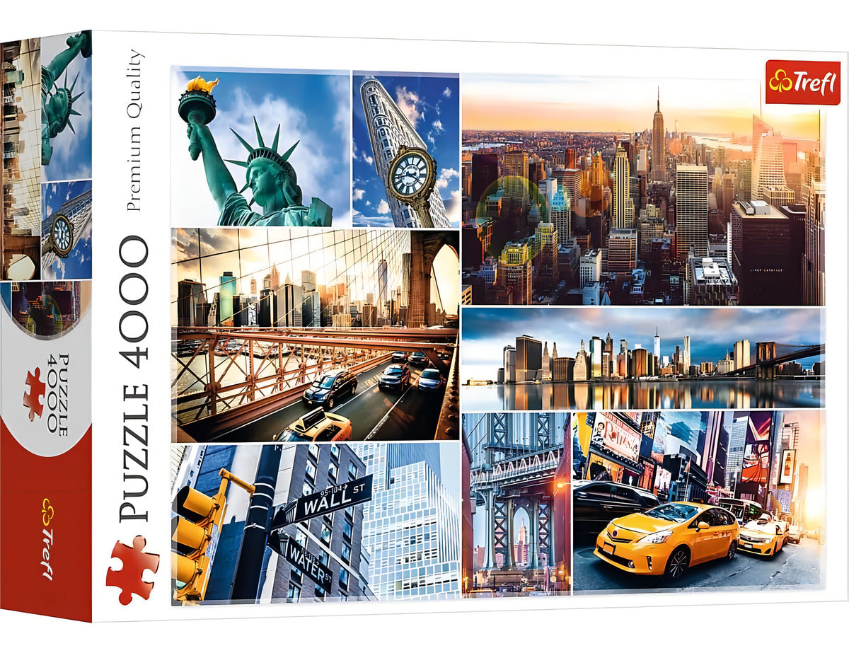 Collage Nueva York: Rompecabezas 4000 Piezas Trefl