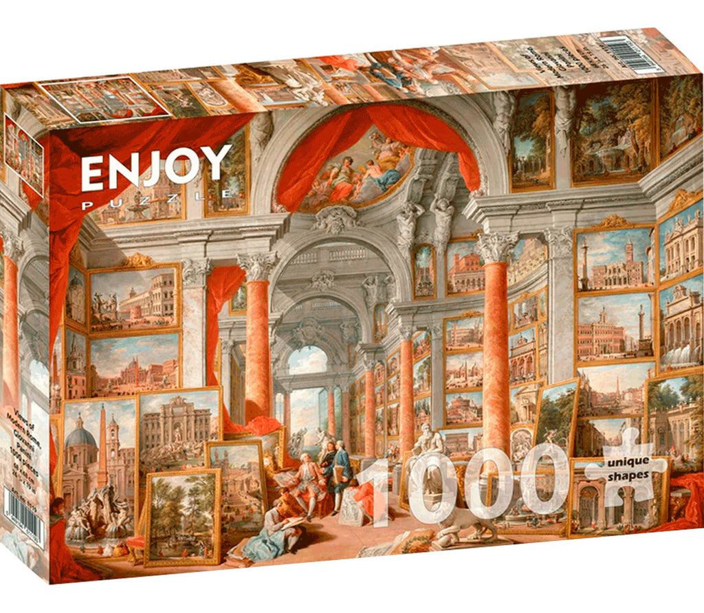 Enjoy Rompe Arte 1000 Pz Vistas De La Roma Moderna P. Panini