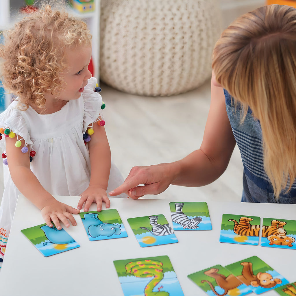 Juego Jungle Heads & Tails Orchard Toys Educativo 24 Tarjetas 1-3 Años