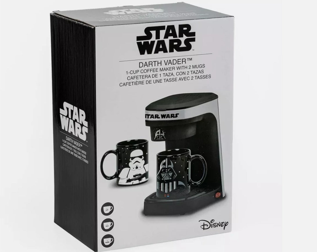 Star Wars Darth Vader And Stormtrooper - Cafetera Individual Negro