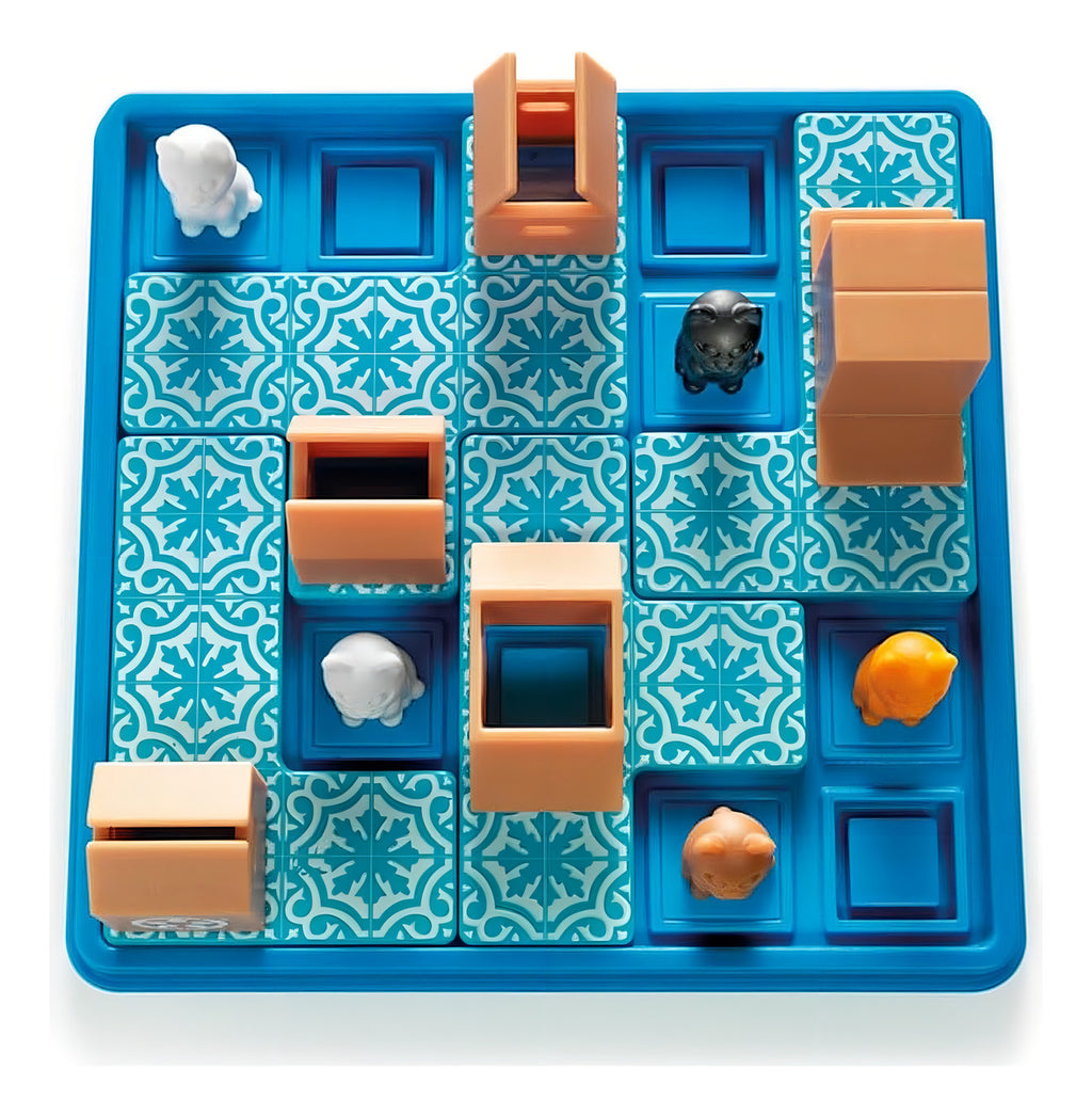 Juego De Mesa Cats And Boxes Smart Games 60 Retos Gatos