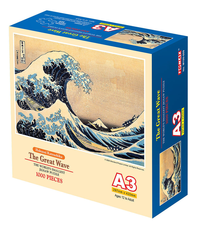 Gran Ola Katsushika Mini Rompecabezas 1000 Piezas Tomax