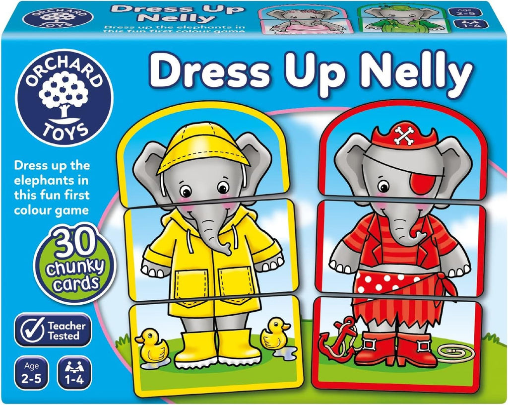 Juego Asociación De Colores Dress Up Nelly Game Orchard Toys