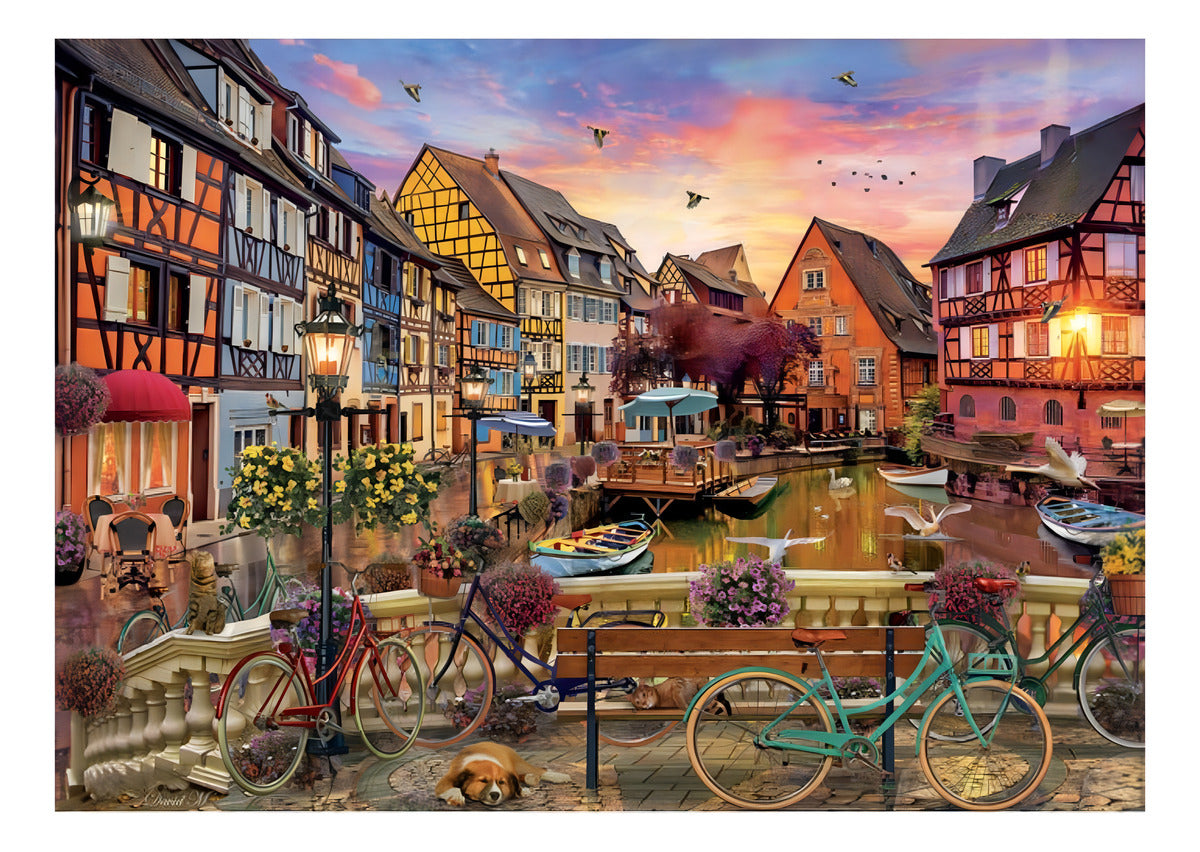 Rompecabezas Educa 3000 Piezas Colmar Francia Modelo 19051 Paisaje