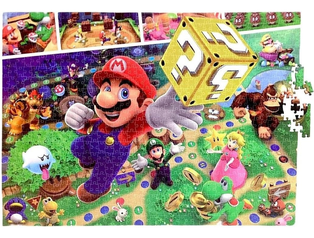 Mario Bros Rompecabezas 800 Piezas Luigi, Bowser, Yoshi
