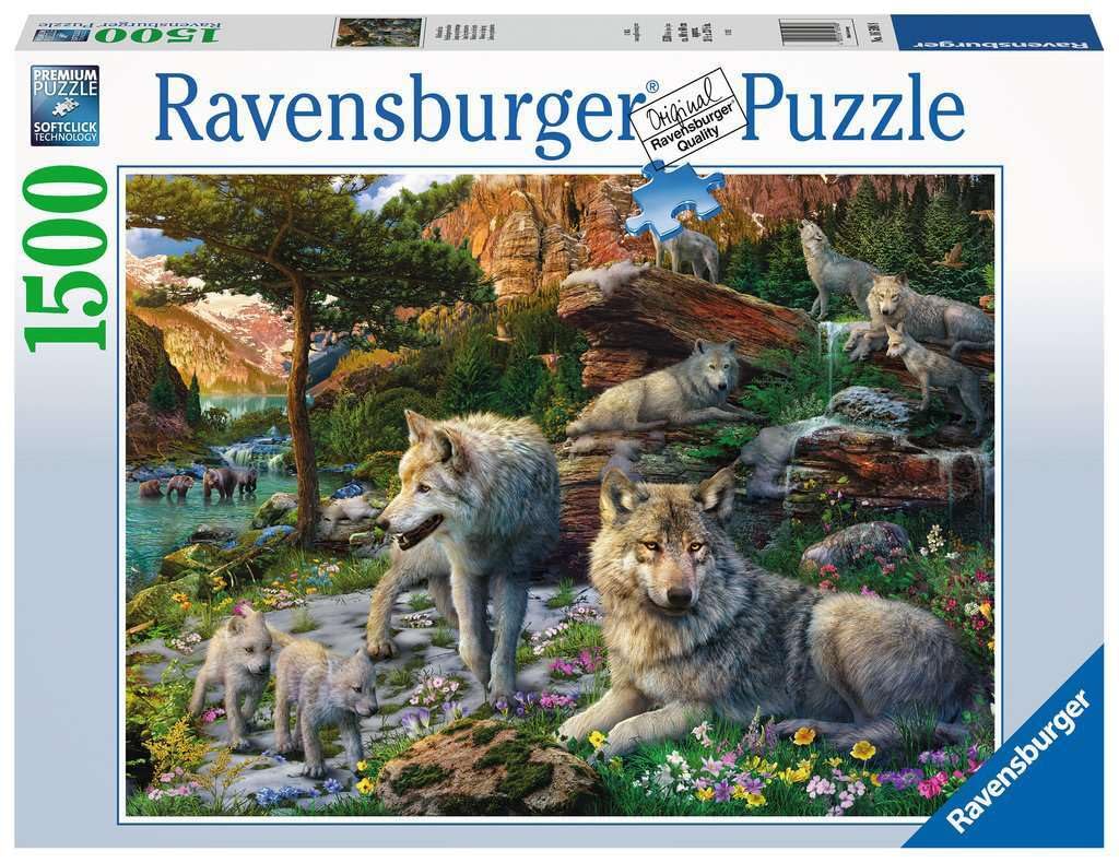 Ravensburger 16598 Rompecabezas Wolf Wilderness - Puzzle de 1500 Piezas para Adultos, Cada Pieza es única, tecnología Softclick Significa Que Las Piezas encajan Perfectamente