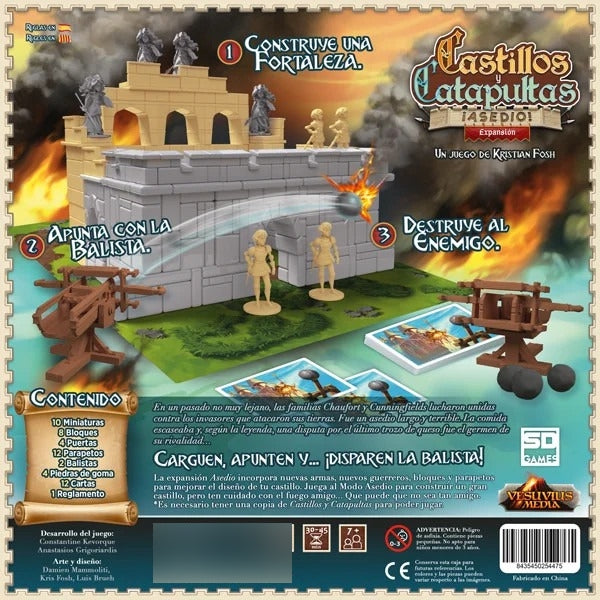 Castillos Y Catapultas Asedio Expansiónjuego Mesa Sd Games