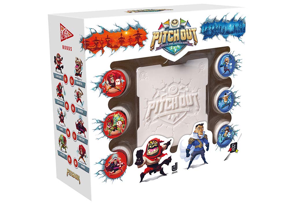 GIGAMIC Pitch Out: Juego de Mesa Estratégico Militar para 5 Jugadores Mayores de 12 Años
