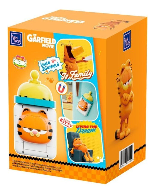Set Construcción Garfield Biberón Imán Refrigerador Pantasy