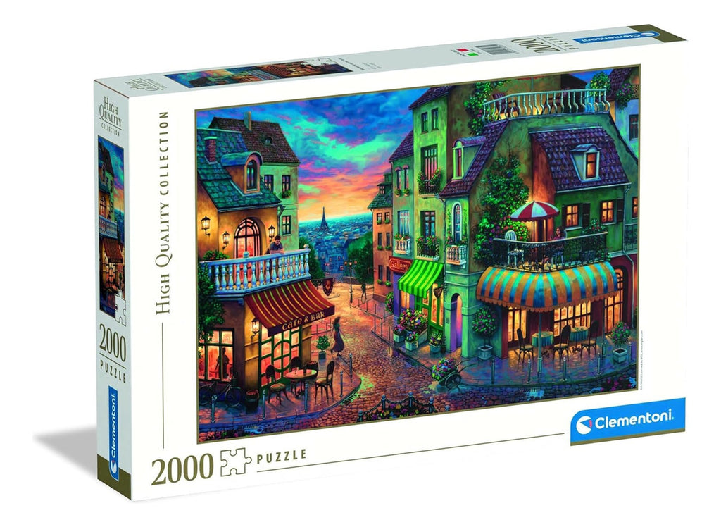 Rompecabezas 2000 Piezas Calle Parisina Francia Clementoni