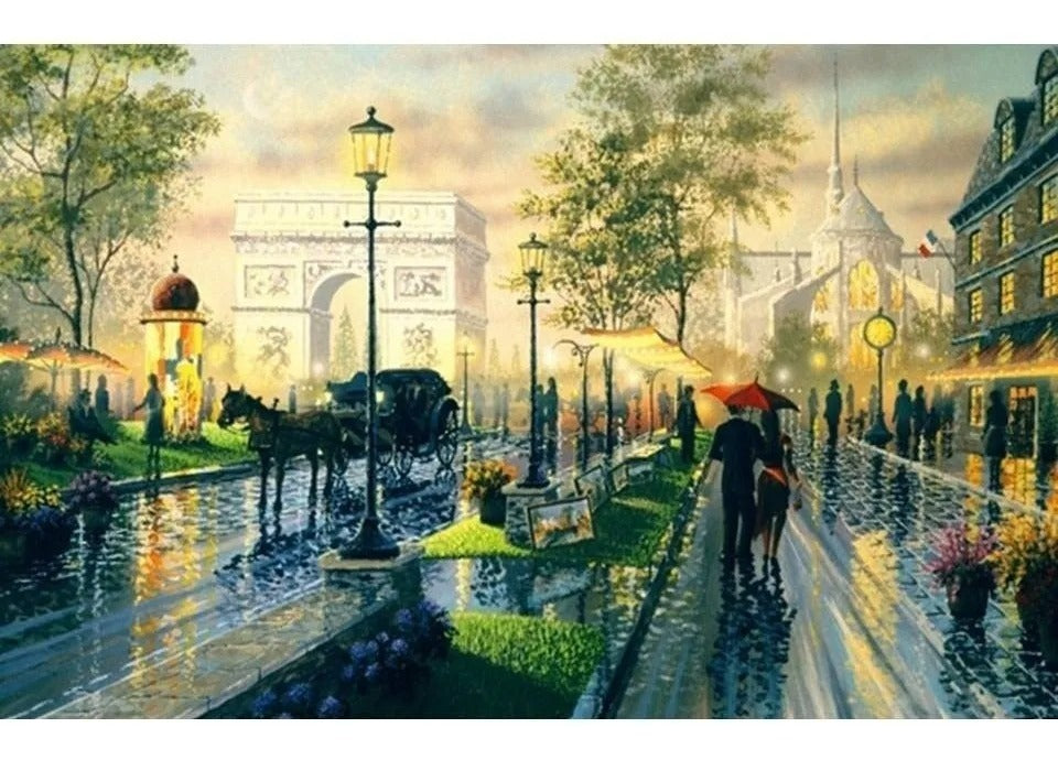 Arco Del Triunfo París Rompecabezas 1000 Piezas