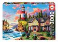 Puzzle Rompecabeza 3000 Pzs Faro Cerca Del Océano 18507