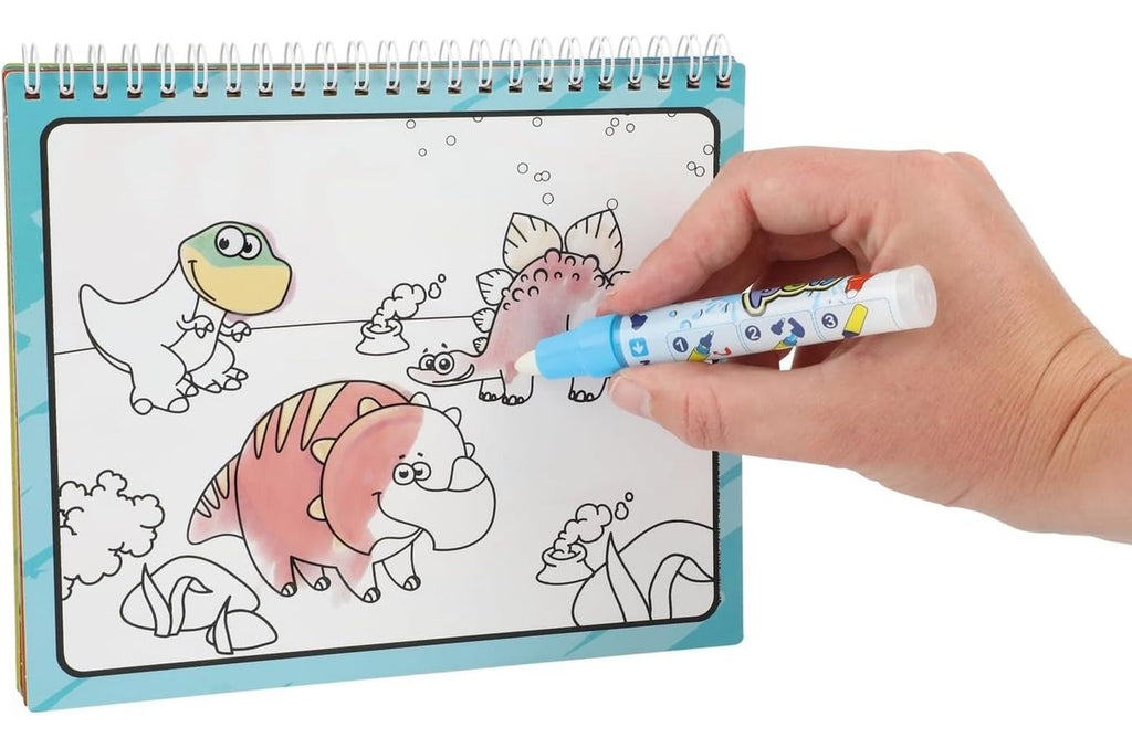 Libro Mágico Para Pintar Dinosaurios