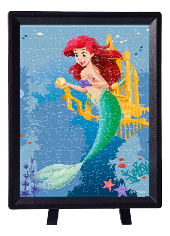 Rompecabezas La Sirenita Disney 150 Piezas Miniatura Plástico Con Caballete