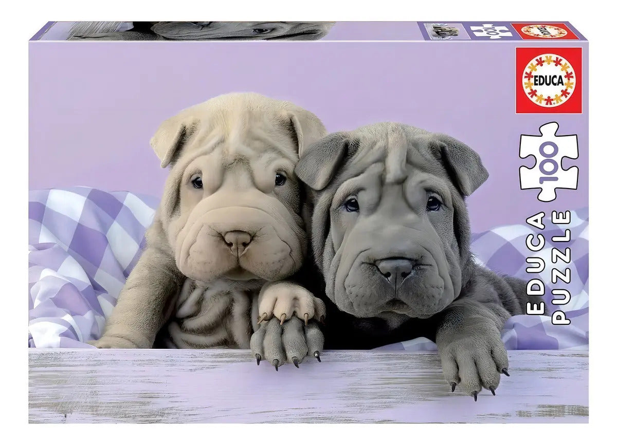 Rompecabezas Educa de Perros, 100 Piezas para Niños de 6 a 8 Años