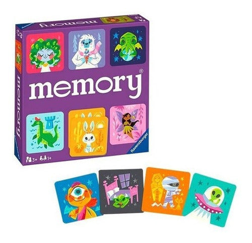 Memorama Infantil Ravensburger, Cartas De Monstruos Graciosos, Juego De Memoria Para Niños