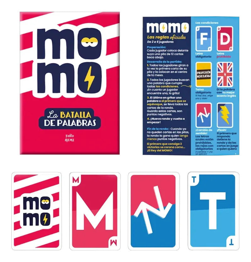 Momo Juego De Mesa Batalla De Palabras Español Asmodee