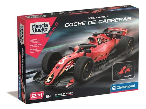 Juego Kit De Construcción Mechanics Coche De Carreras 2 En 1 Cantidad De Piezas 100