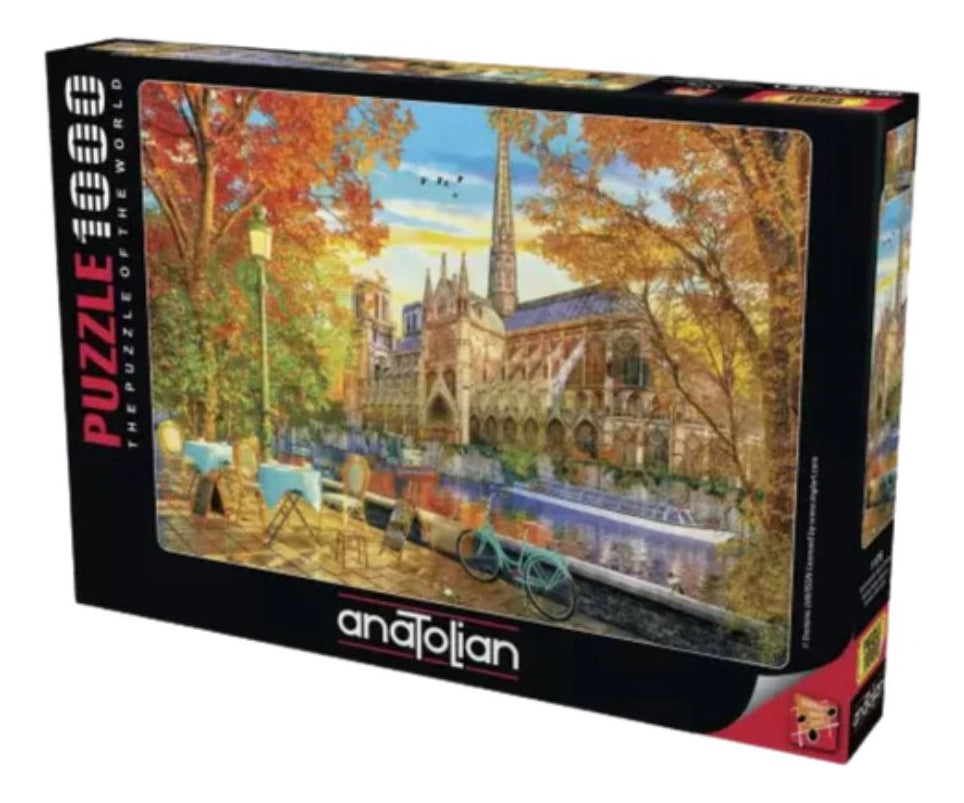 Rompecabezas Notre Dame En Otoño 1000 Pz Anatolian