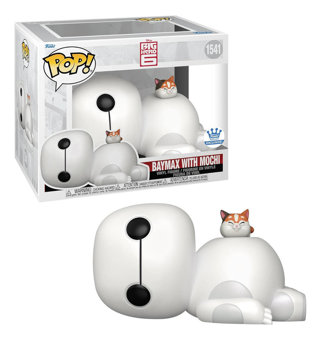 Funko Pop Super: Disney Grandes Heroes - Baymax Con Mochi